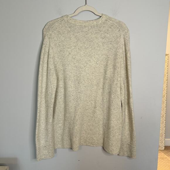 J. Crew Crew Neck Sweater Womens Size Large Gray Knit Pullover Soft Casual Cozy - Picture 8 of 8